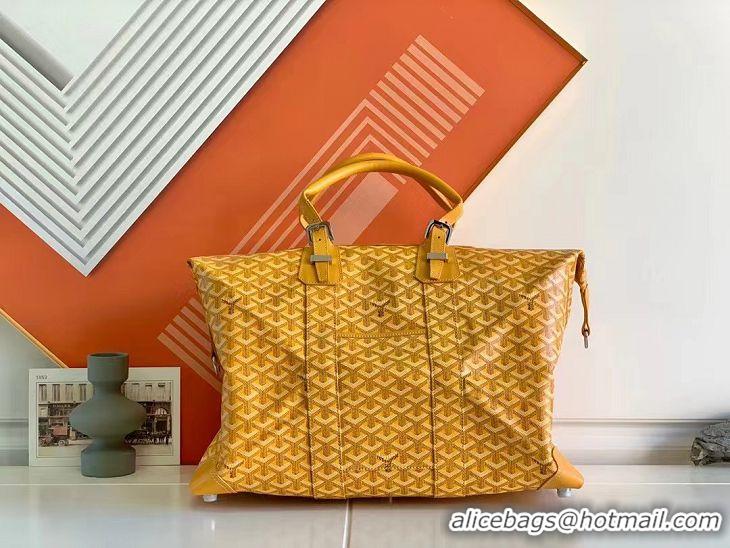 Modern Classic Goyard Original Boeing 45CM Duffle Travel Bag 8001 Yellow