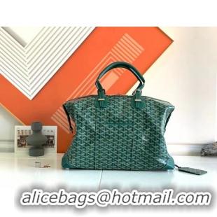 Famous Brand Goyard Original Boeing 45CM Duffle Travel Bag 8001 Green