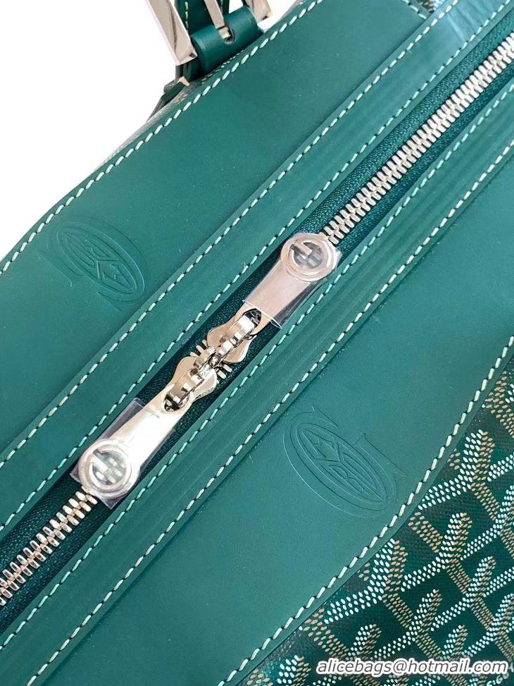 Famous Brand Goyard Original Boeing 45CM Duffle Travel Bag 8001 Green