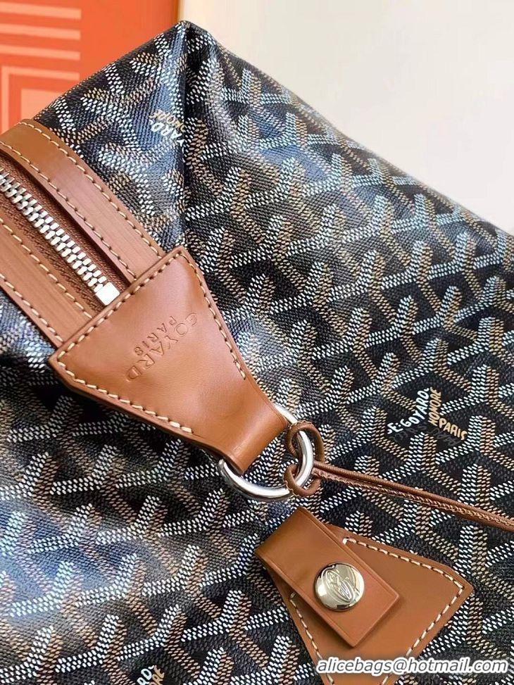 Good Product Goyard Original Boeing 45CM Duffle Travel Bag 8001 Black And Tan