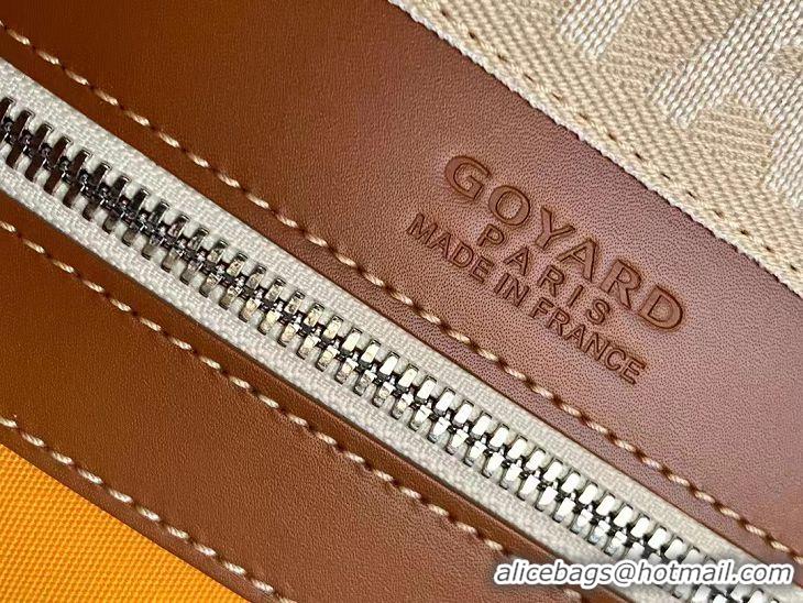 Good Product Goyard Original Boeing 45CM Duffle Travel Bag 8001 Black And Tan