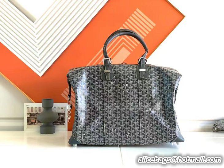 Market Sells Goyard Original Boeing 45CM Duffle Travel Bag 8001 Dark Grey