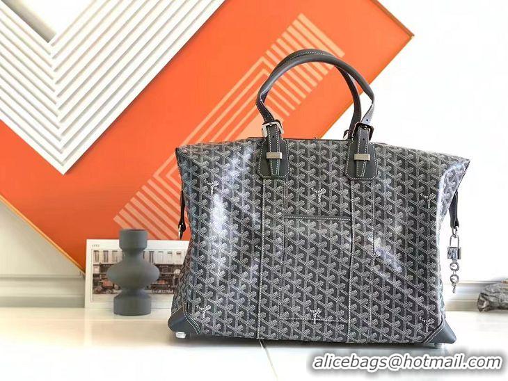 Market Sells Goyard Original Boeing 45CM Duffle Travel Bag 8001 Dark Grey