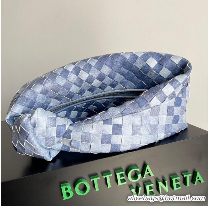 Famous Brand Bottega Veneta Jodie top handle bag 690225 Denim Blue