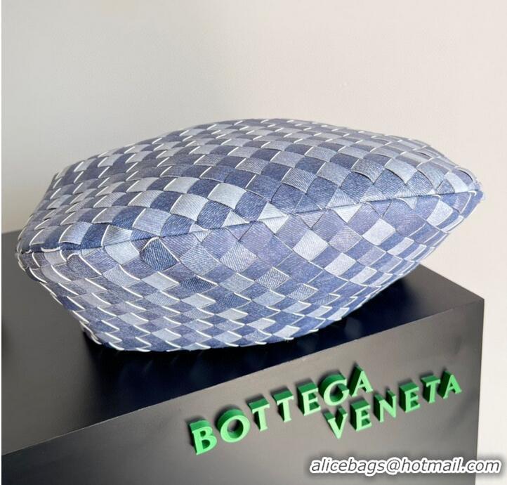 Famous Brand Bottega Veneta Jodie top handle bag 690225 Denim Blue