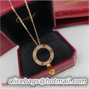 Popular Style Cartier Necklace CE8832 Rose Gold