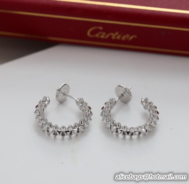 Super Quality Cartier Earrings CE9072 Silver