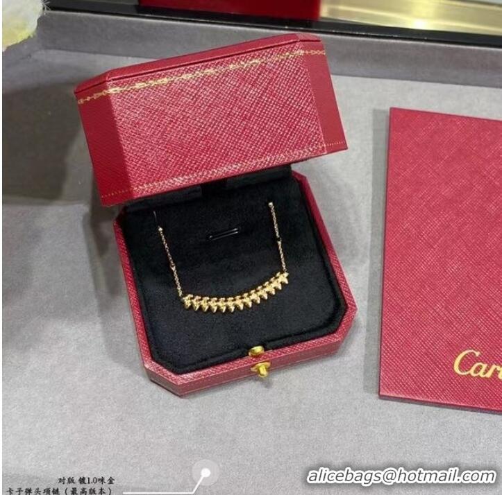 Top Grade Cartier Necklace CE9560 Gold