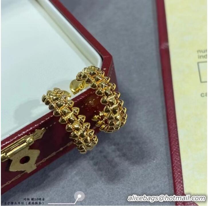 Buy Fashionable Cartier Earrings CE9561 Gold