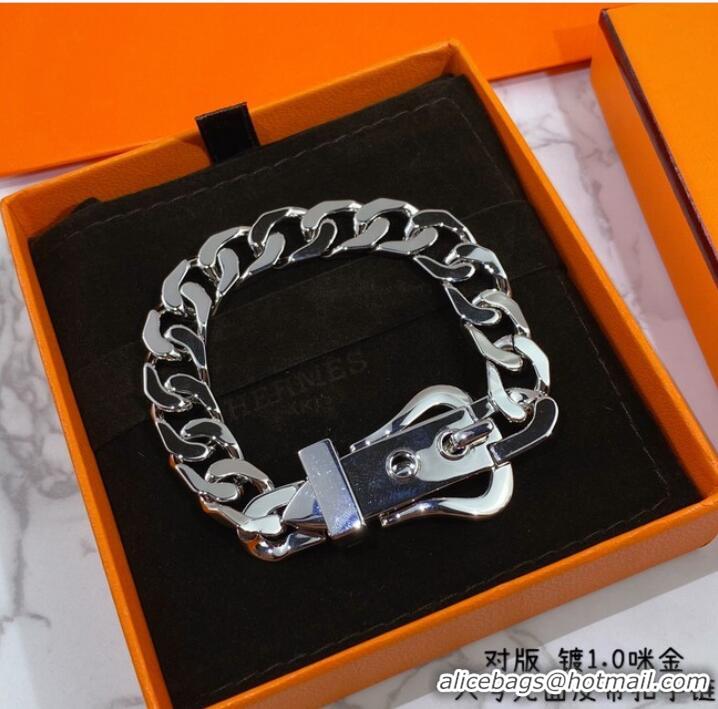 Famous Brand Discount Hermes Bracelet CE7848 Silver