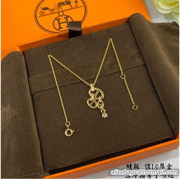 Good Product Hermes Necklace CE7849 Gold