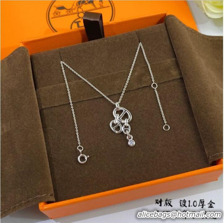 Reasonable Price Hermes Necklace CE7849 Silver