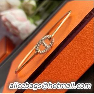 Well Crafted Hermes Bracelet CE7851 Gold