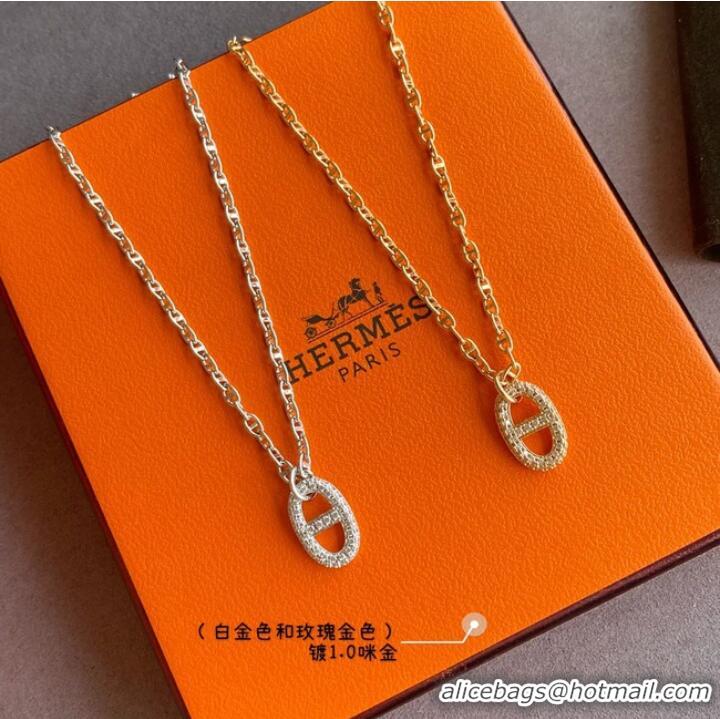 Good Product Hermes Necklace CE7880 Silver