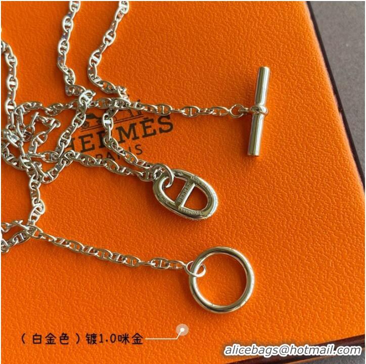 Good Product Hermes Necklace CE7880 Silver