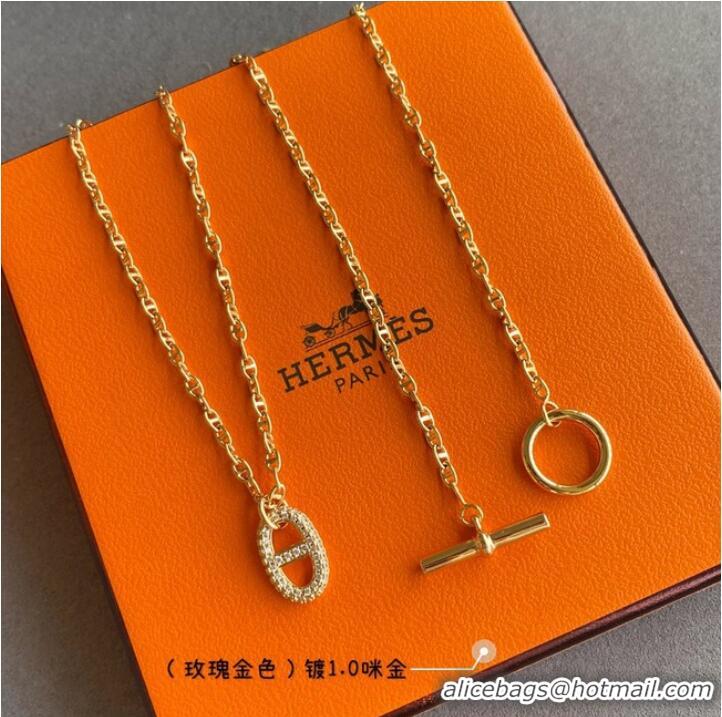 Good Product Hermes Necklace CE7880 Silver