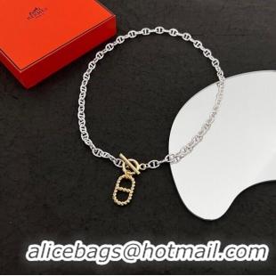 Luxury Discount Hermes Necklace CE9054 Gold