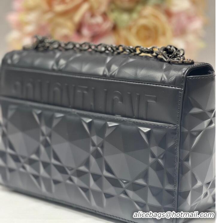 Promotional MEDIUM DIOR CARO BAG Cannage Calfskin with Diamond Motif M9242UW black&black