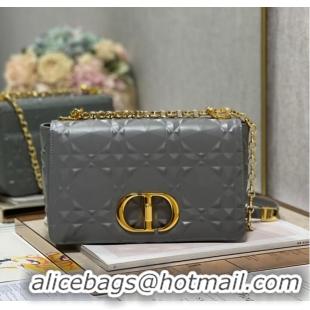 Buy Fashionable MEDIUM DIOR CARO BAG Cannage Calfskin with Diamond Motif M9242UW gray&gold