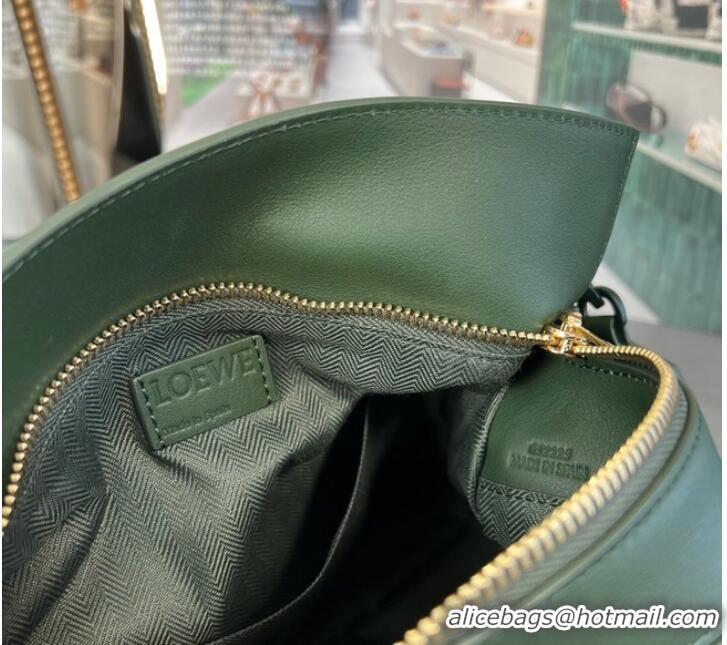 Top Quality Loewe Puzzle Bag Leather 1310 blackish green