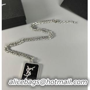 Famous Brand YSL Necklace CE9421 Silver