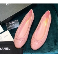 Most Popular Chanel Lambskin Classic Ballerinas All Pink 101355