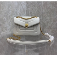 Trendy Design Bvlgari Serpenti Forever leather crossbody bag B282922 WHITE