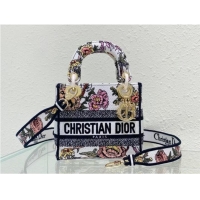 Promotional DIOR MINI LADY D-LITE BAG Embroidery M0500BZ-1