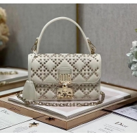 Top Grade DIOR BAG Lucky Star Cannage Lambskin C2628 Latte