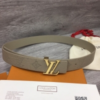 Sumptuous Louis Vuitton DAMIER LV 35MM REVERSIBLE BELT M0453S