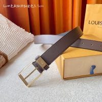 Sumptuous Louis Vuitton 35MM Leather Belt 7098-2