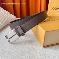 Sophisticated Louis Vuitton 35MM Leather Belt 7098-3