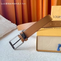 Stylish Louis Vuitton 35MM Leather Belt 7098-7