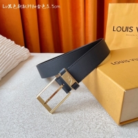 Luxury Louis Vuitton 35MM Leather Belt 7098-11