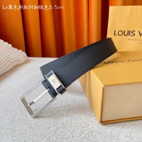 Sophisticated Louis Vuitton 35MM Leather Belt 7098-12