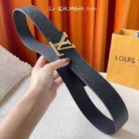 Unique Style Louis Vuitton 40MM Leather Belt 7099-9