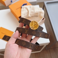 Good Quality Louis Vuitton 20MM Leather Belt 7108-1