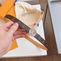 Pretty Style Louis Vuitton 20MM Leather Belt 7108-8