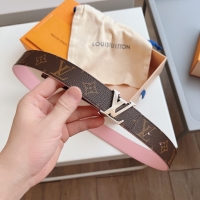 Low Cost Louis Vuitton 30MM Leather Belt 7109-2