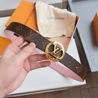 Good Quality Louis Vuitton 30MM Leather Belt 7109-6