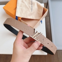 Durable Louis Vuitton 30MM Leather Belt 7109-9