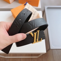 Luxury Louis Vuitton 30MM Leather Belt 7109-11