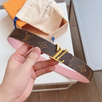 Charming Louis Vuitton 30MM Leather Belt 7109-15