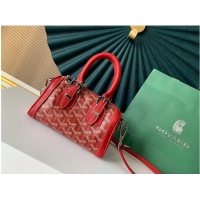 Buy Discount Goyard Calfskin Leather shoulder bag 9986 red