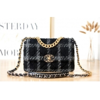 Luxurious CHANEL 19 HANDBAG AS1160&AS1161 black&blue