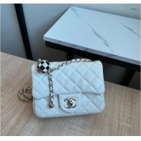 Well Crafted CHANEL MINI FLAP BAG AS1786 white