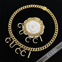 Sophisticated Gucci Necklace & Bracelet GNB8860