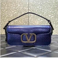 Shop Promotional VALENTINO Loco Crystal bag 2B0K30 dark blue