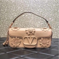 Famous Brand VALENTINO FLORAL TRIM LOCO BAG WB0K30P LIGHT PINK