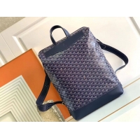 Super Quality Goyard Cisalpin Original Backpack 8039 Navy Blue